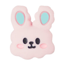 Load image into Gallery viewer, L-11 Pastel Face Rabbit Pink (1.9 X 2.4 Cm) WiLLBee CLIPON Charms
