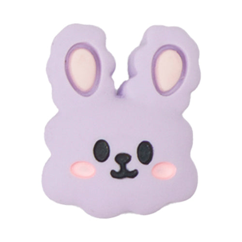 L-14 Pastel Face Rabbit Purple (1.9 X 2.4 Cm) WiLLBee CLIPON Charms