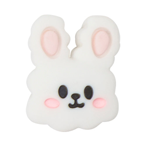 L-15 Pastel Face Rabbit White (1.9 X 2.4 Cm) WiLLBee CLIPON Charms