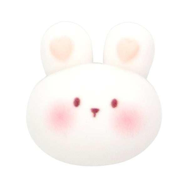 L-34 Plump Face Rabbit White (1.9 X 2.1 Cm) WiLLBee CLIPON Charms