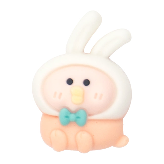 N-19 Plump Kids Rabbit (1.8 X 2.5 Cm) WiLLBee CLIPON Charms