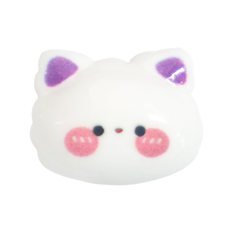 K-38 Purple Cat Face (2.4 X 1.9 Cm) WiLLBee CLIPON Charms