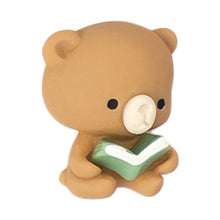 Load image into Gallery viewer, O-08 Reading Bear (2.5 X 1.7 Cm) WiLLBee CLIPON Charms
