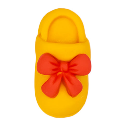 Q-01 Ribbon Slipper Yellow (1.3 X 2.6 Cm) WiLLBee CLIPON Charms