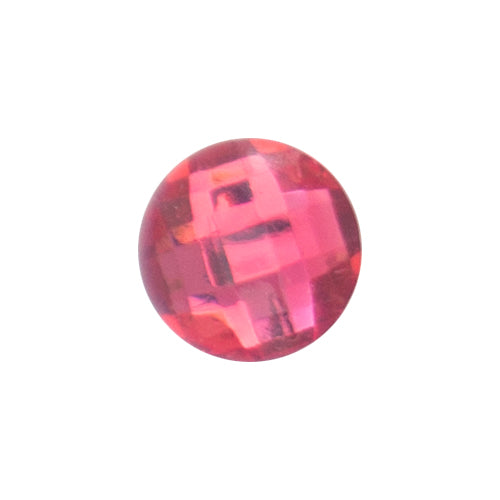 S-05 Round Crystal Raspberry (1 X 1 Cm) WiLLBee CLIPON Charms