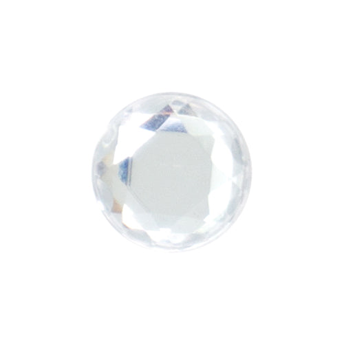 S-01 Round Flat Crystal (1 X 1 Cm) WiLLBee CLIPON Charms