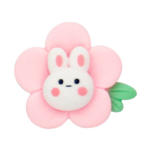 Load image into Gallery viewer, N-61 Shy Rabbit Face Flower (2.4 X 2 Cm) WiLLBee CLIPON Charms
