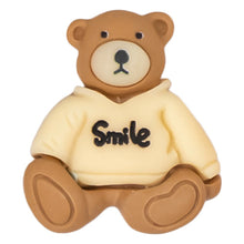 Load image into Gallery viewer, P-18 Smile Shirt Bear Beige (2.2 X 2.4 Cm) WiLLBee CLIPON Charms
