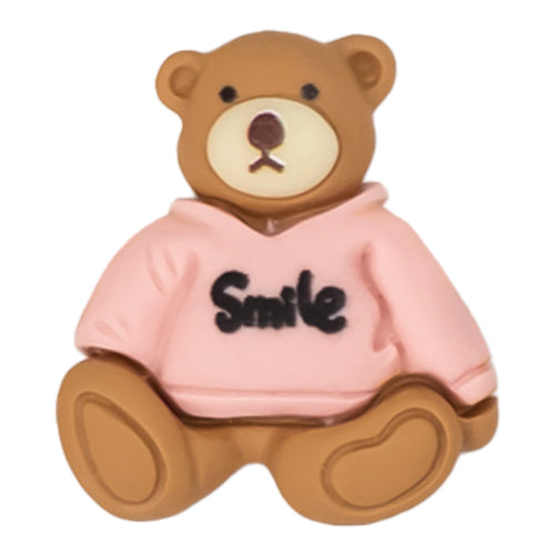 P-17 Smile Shirt Bear Pink (2.2 X 2.4 Cm) WiLLBee CLIPON Charms