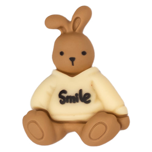 P-16 Smile Shirt Rabbit Beige (2.3 X 3 Cm) WiLLBee CLIPON Charms