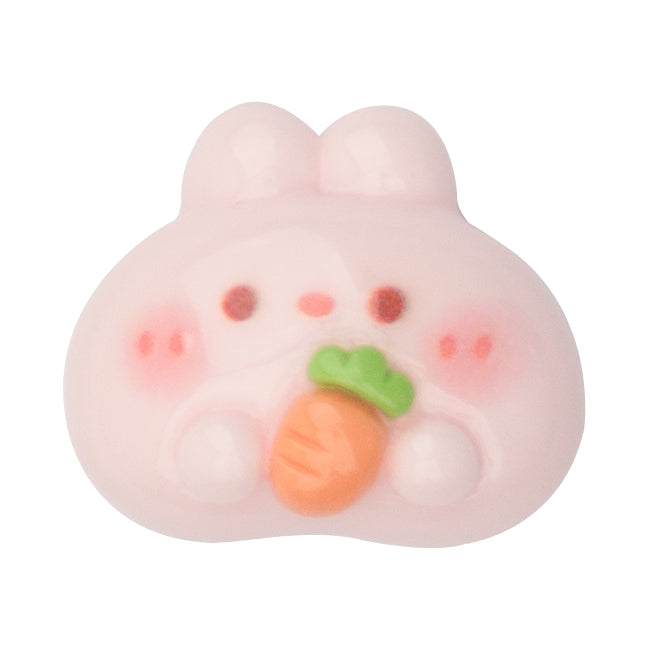 L-41 Snack Rabbit Pink (2.2 X 1.9 Cm) WiLLBee CLIPON Charms