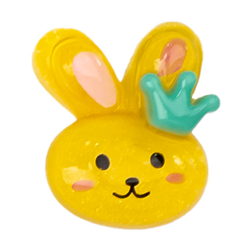 R-07 Sparkling Rabbit Yellow (1.6 X 2.1 Cm) WiLLBee CLIPON Charms