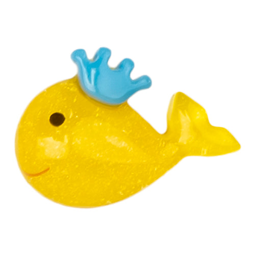 R-03 Sparkling Whale Yellow (2.4 X 1.8 Cm) WiLLBee CLIPON Charms