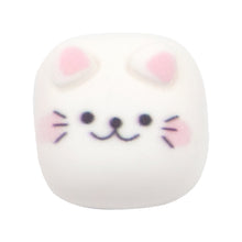 Load image into Gallery viewer, L-22 Square Face Cat White (1.7 X 1.7 Cm) WiLLBee CLIPON Charms
