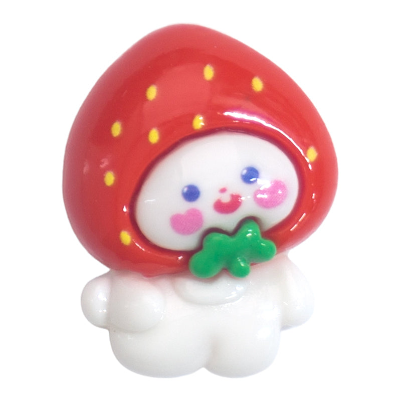 O-35 Strawberry Hood Kid (2.3 X 3 Cm) WiLLBee CLIPON Charms