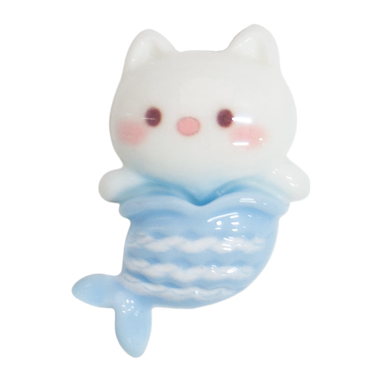 Q-25 Summer Cat Mermaid (1.8 X 2.7 Cm) WiLLBee CLIPON Charms