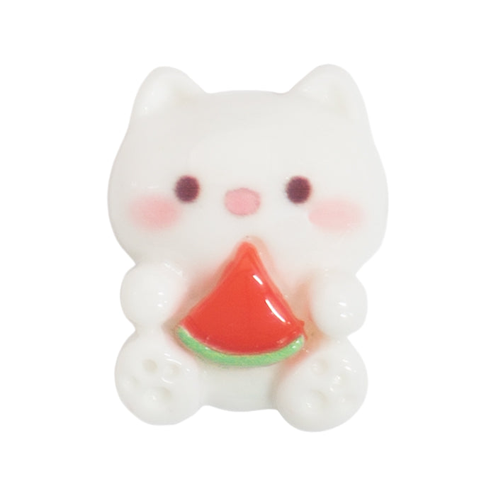 Q-24 Summer Cat Watermelon (1.7 X 2.2 Cm) WiLLBee CLIPON Charms