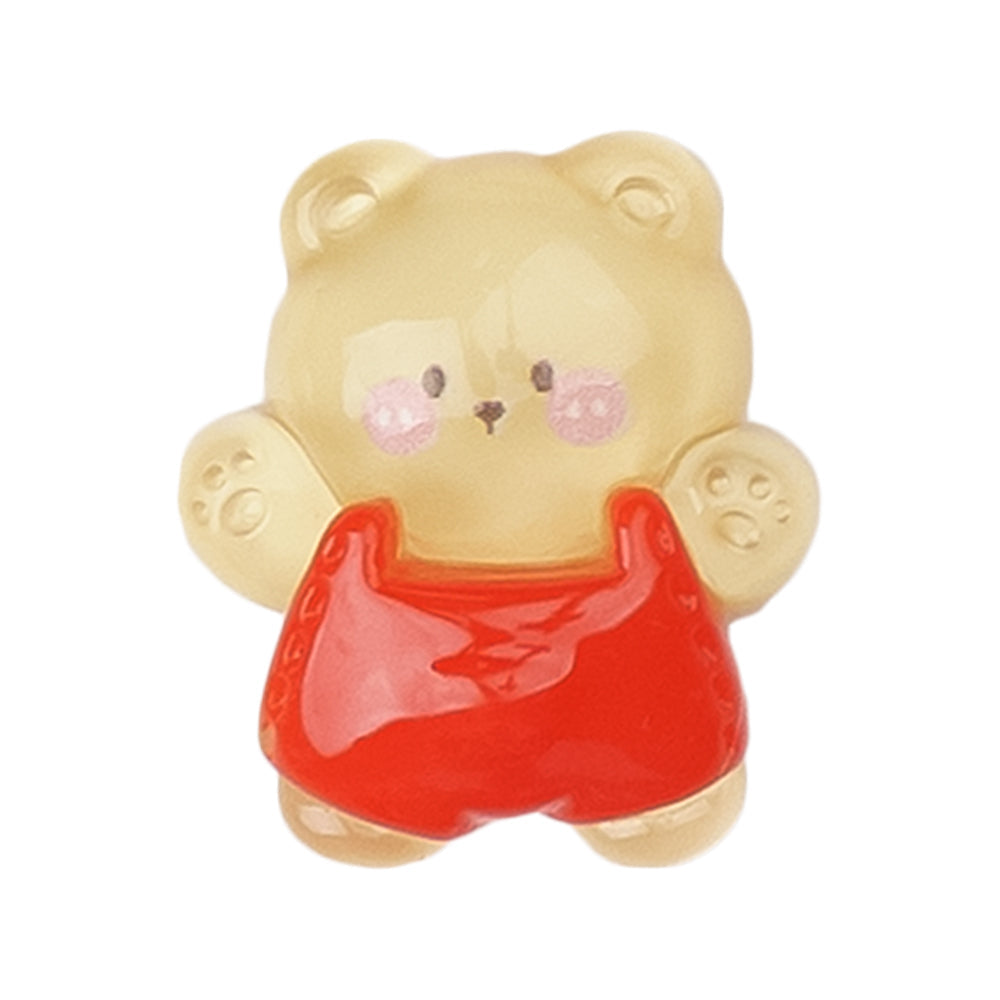 R-34 Transparent Bear (2 X 2.3 Cm) WiLLBee CLIPON Charms