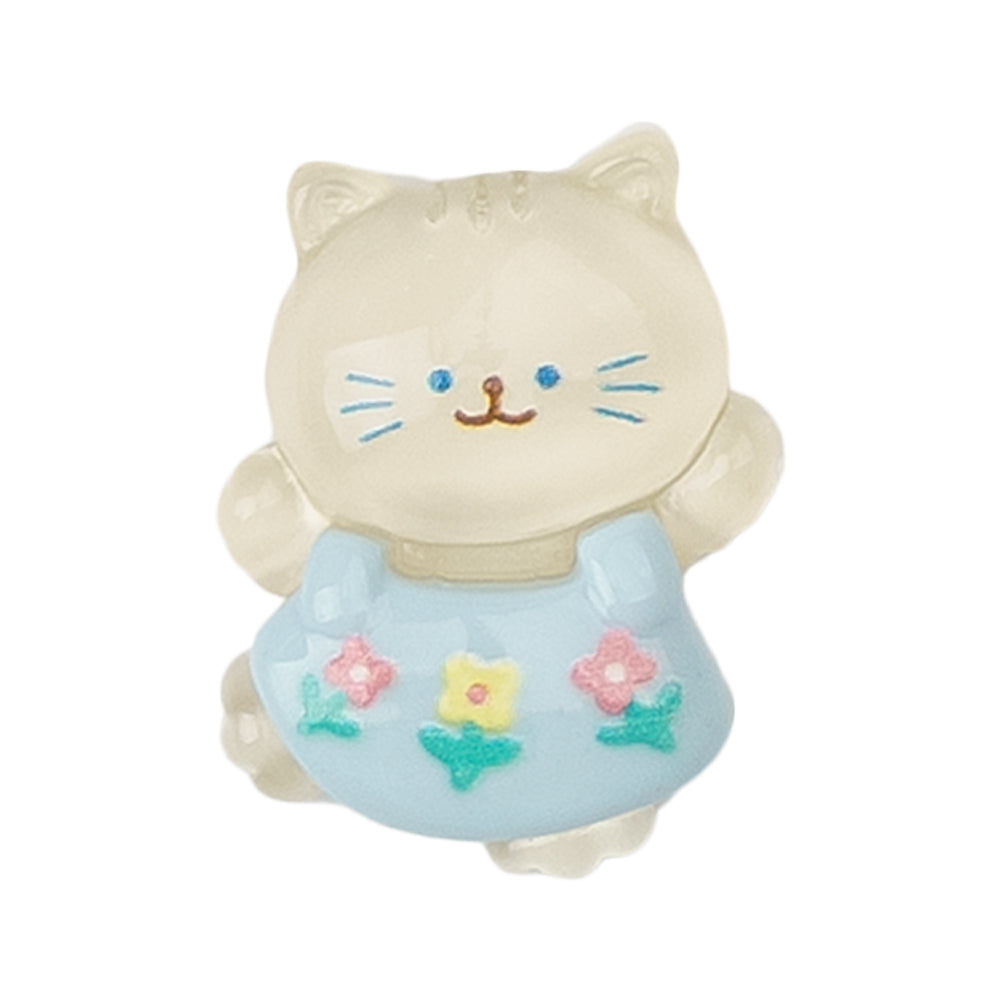 R-35 Transparent Cat (2.4 X 1.8 Cm) WiLLBee CLIPON Charms