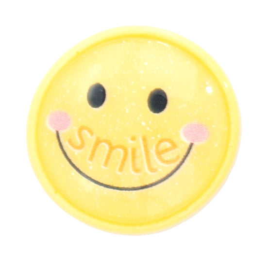 R-32 Transparent Face Smile (1.8 X 1.8 Cm) WiLLBee CLIPON Charms