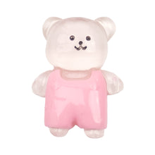 Load image into Gallery viewer, R-39 Transparent Overalls Bear Pink (2 X 2.6 Cm) WiLLBee CLIPON Charms
