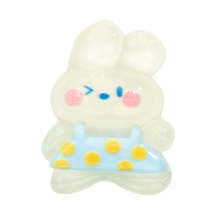 R-37 Transparent Wink Rabbit (2 X 2.5 Cm) WiLLBee CLIPON Charms