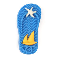 Load image into Gallery viewer, Q-17 Vacation Slipper Blue (3.4 X 1.5 Cm) WiLLBee CLIPON Charms
