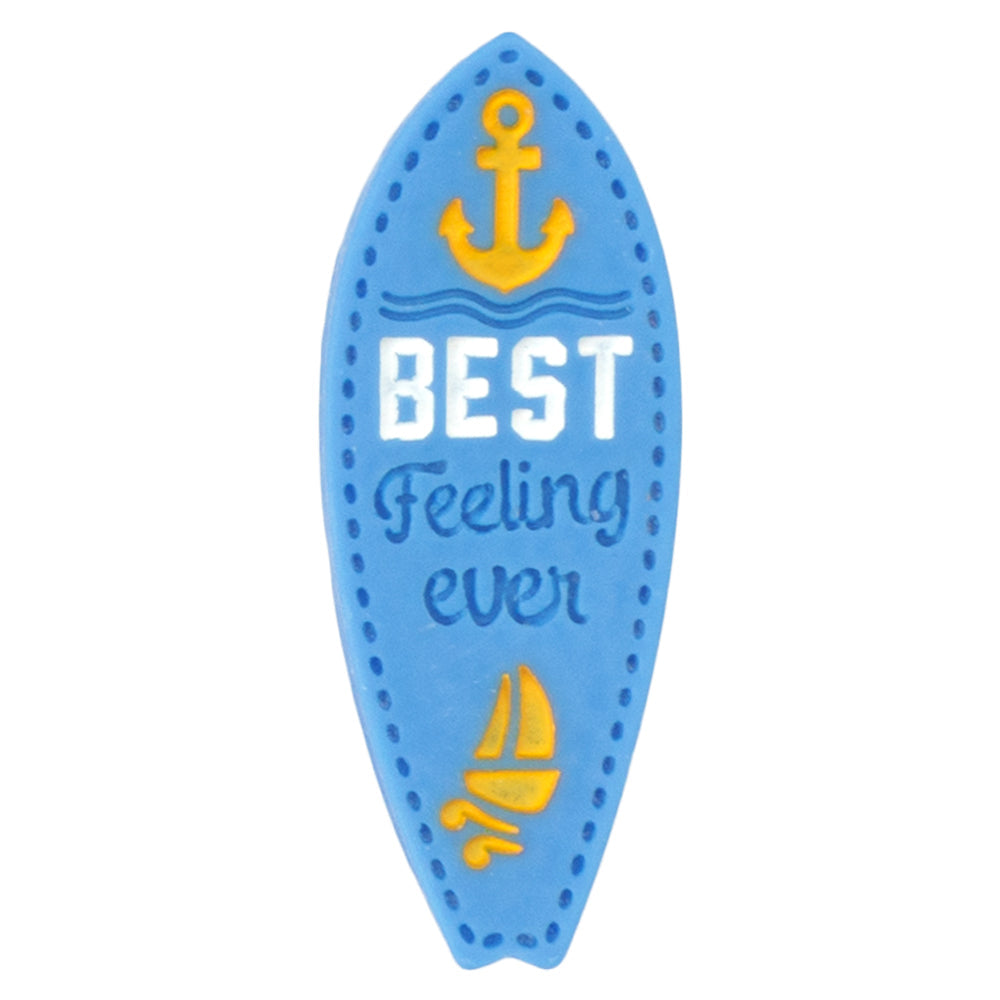 Q-19 Vacation Surfboard Blue (3.5 X 1.4 Cm) WiLLBee CLIPON Charms