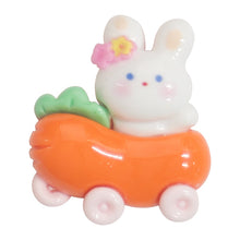 Load image into Gallery viewer, P-28 Vegetable Car Rabbit (2.6 X 2.9 Cm) WiLLBee CLIPON Charms
