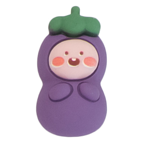 N-10 Vegetable Kids Eggplant (1.5 X 2.7 Cm) WiLLBee CLIPON Charms