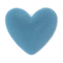 Load image into Gallery viewer, T-15 Velvet Flat Heart Blue (3.7 X 3.5 Cm) WiLLBee CLIPON Charms
