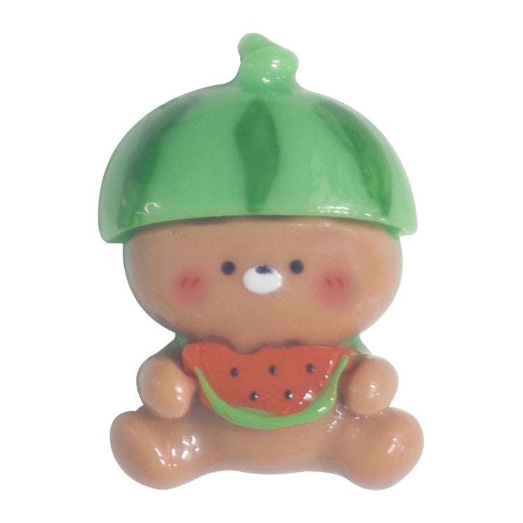 Q-29 Watermelon Bear (1.9 X 2.7 Cm) WiLLBee CLIPON Charms