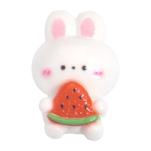 Load image into Gallery viewer, Q-30 Watermelon Rabbit (1.9 X 2.7 Cm) WiLLBee CLIPON Charms
