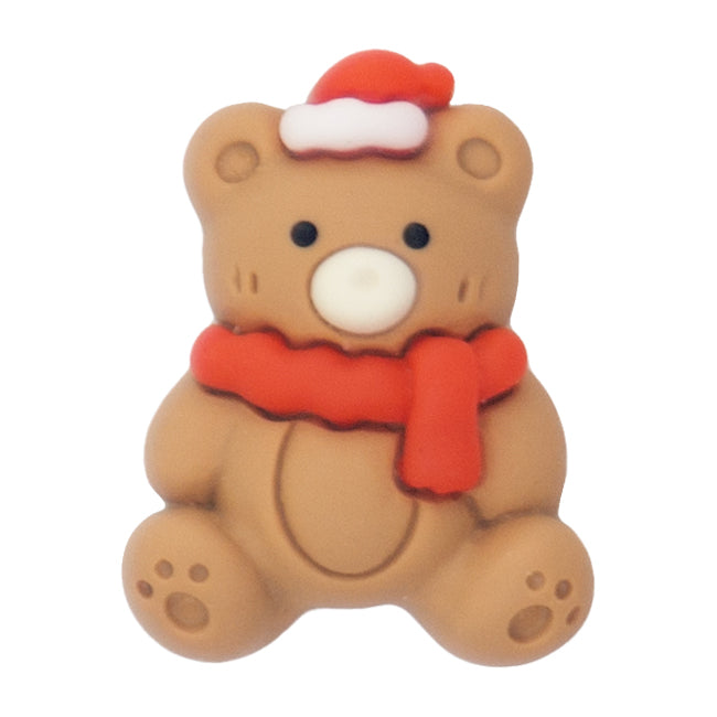 Q-54 Winter Scarf Bear (2 X 2.5 Cm) WiLLBee CLIPON Charms