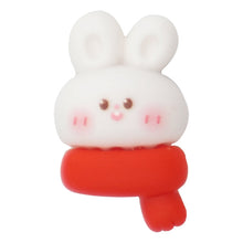 Load image into Gallery viewer, Q-52 Winter Scarf Face Rabbit (1.7 X 2.8 Cm) WiLLBee CLIPON Charms
