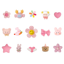 Load image into Gallery viewer, WiLLBee CLIPON Charms Shoe Decoration Parts Set - Pink 15pcs
