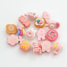 Load image into Gallery viewer, WiLLBee CLIPON Charms Shoe Decoration Parts Set - Pink Rabbit 15pcs
