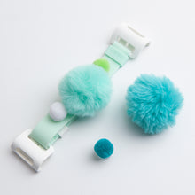 Load image into Gallery viewer, WiLLBee CLIPON Soft Mini with 5pcs Parts - Silicone Strap Grip Holder (Mint &amp; Pom Pom Ball Mint)
