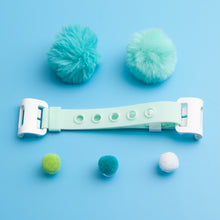 Load image into Gallery viewer, WiLLBee CLIPON Soft Mini with 5pcs Parts - Silicone Strap Grip Holder (Mint &amp; Pom Pom Ball Mint)
