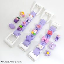 Load image into Gallery viewer, WiLLBee CLIPON Charms Shoe Decoration Parts Set - Purple 15pcs
