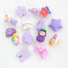 Load image into Gallery viewer, WiLLBee CLIPON Charms Shoe Decoration Parts Set - Purple 15pcs
