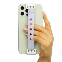 Load image into Gallery viewer, WiLLBee CLIPON Soft Mini with 5pcs Parts - Silicone Strap Grip Holder (Purple &amp; Purple)
