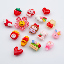 Load image into Gallery viewer, WiLLBee CLIPON Charms Shoe Decoration Parts Set - Red 15pcs
