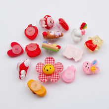 Load image into Gallery viewer, WiLLBee CLIPON Charms Shoe Decoration Parts Set - Red 15pcs
