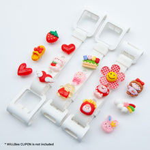 Load image into Gallery viewer, WiLLBee CLIPON Charms Shoe Decoration Parts Set - Red 15pcs
