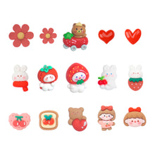 Load image into Gallery viewer, WiLLBee CLIPON Charms Shoe Decoration Parts Set - Red Kids 15pcs
