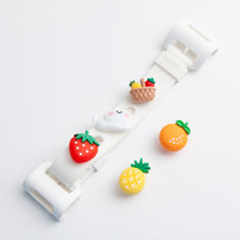 Load image into Gallery viewer, WiLLBee CLIPON Soft Mini with 5pcs Parts - Silicone Strap Grip Holder (White &amp; Fruit Cat)
