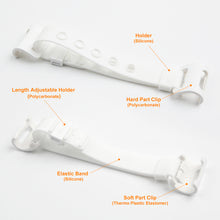 Load image into Gallery viewer, WiLLBee CLIPON Soft Mini with 5pcs Parts - Silicone Strap Grip Holder (White &amp; Fruit Cat)
