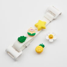 Load image into Gallery viewer, WiLLBee CLIPON Soft Mini with 5pcs Parts - Silicone Strap Grip Holder (White &amp; Yellow Leaf)
