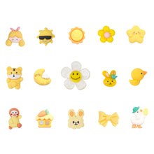 Load image into Gallery viewer, WiLLBee CLIPON Charms Shoe Decoration Parts Set - Yellow 15pcs
